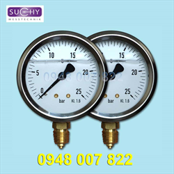 Đồng hồ đo áp suất có dầu MR10F (0...25bar)